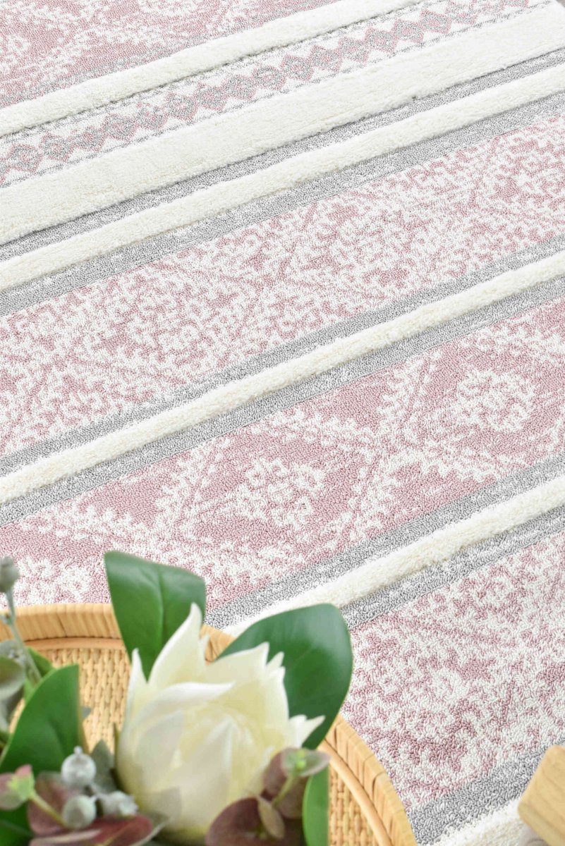 Koora Pink Bohemian Rug