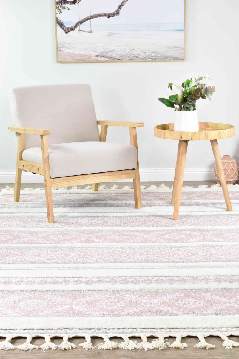 Koora Pink Bohemian Rug