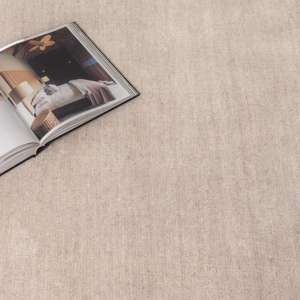 Lamia Beige Hand-Knotted Wool Rug