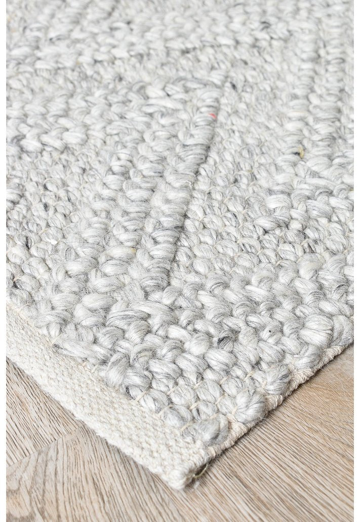 Looma Grey Wool Rug