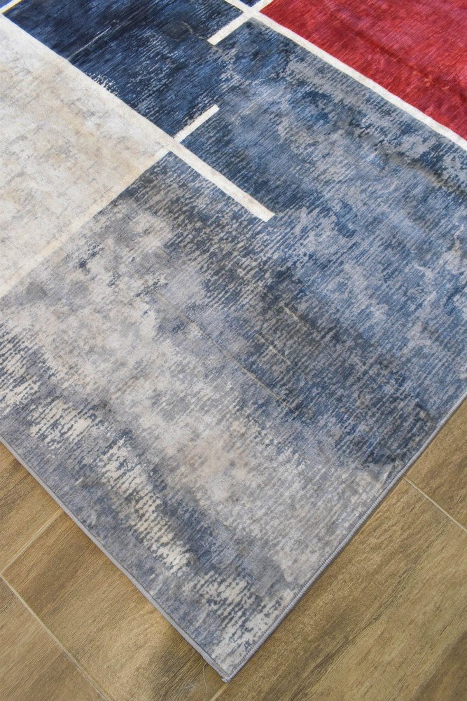 Lorien Red Ash Washable Rug
