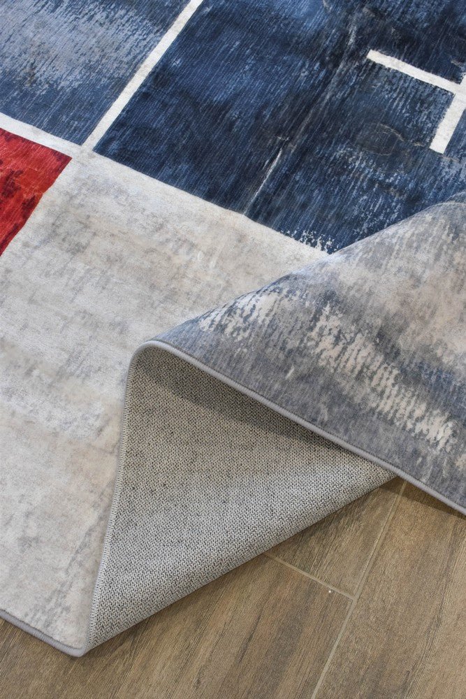Lorien Red Ash Washable Rug