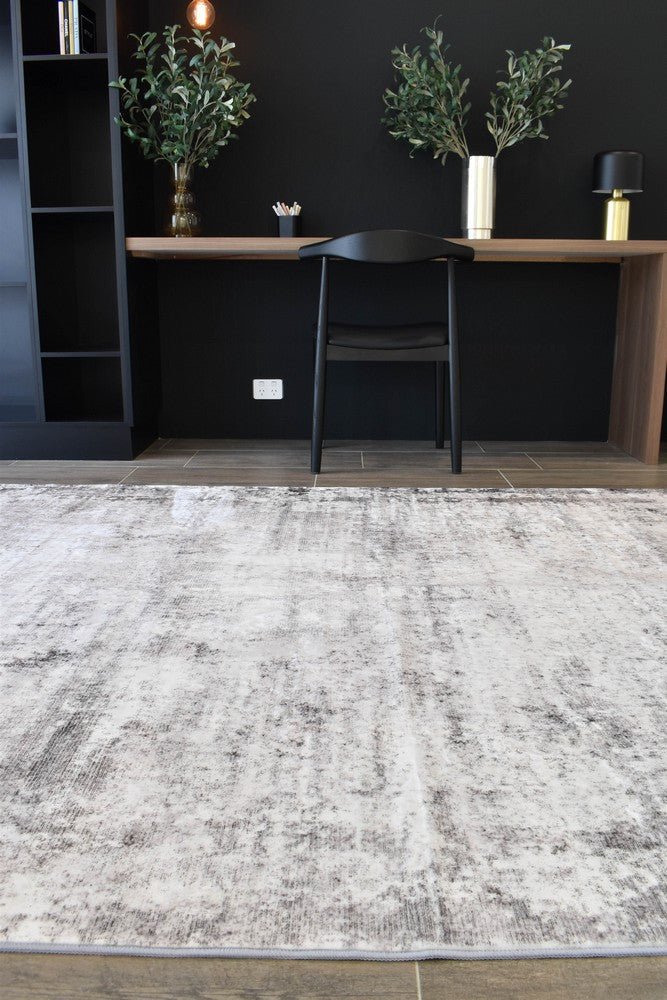 Lorien Slate Washable Rug