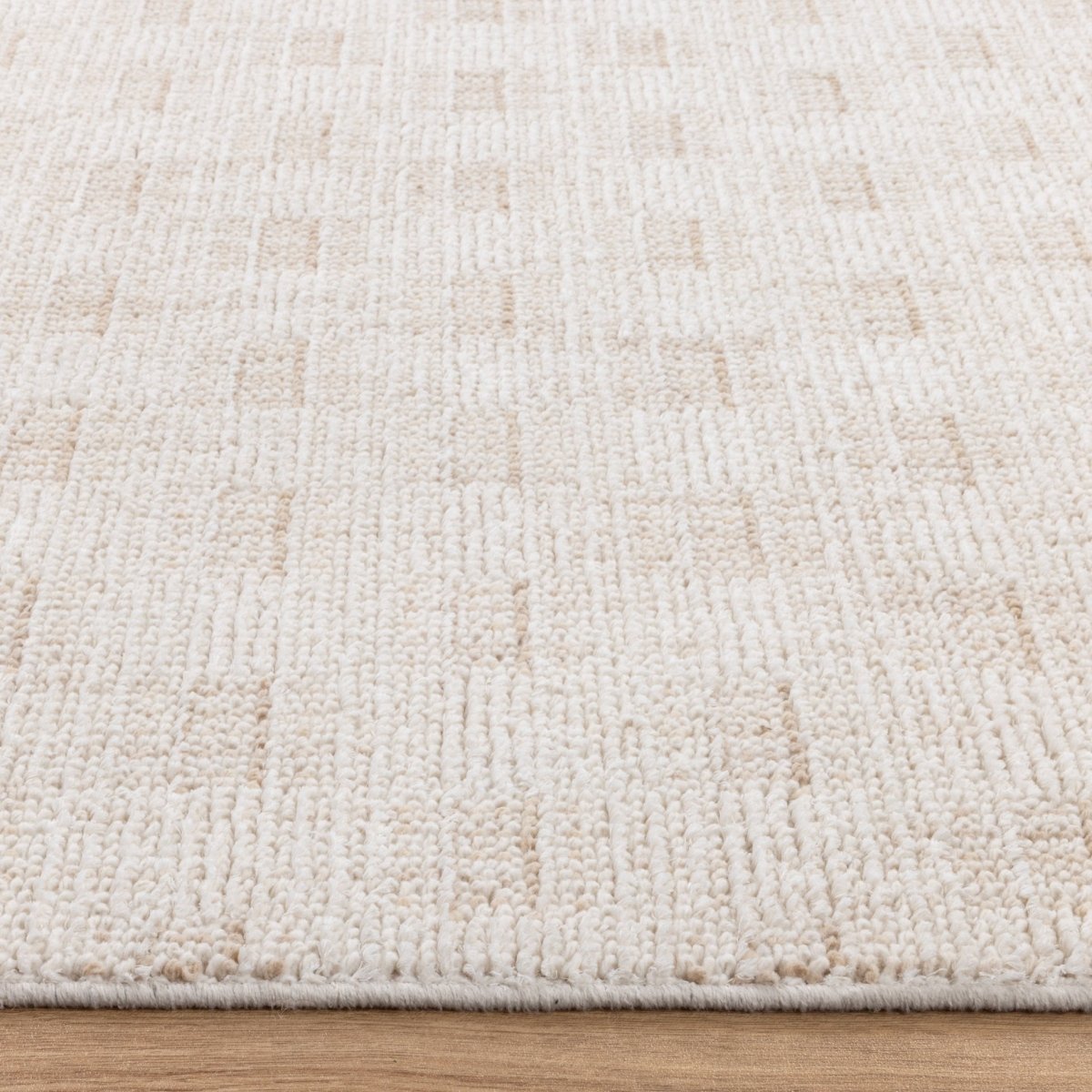 Lorne Checkered Beige Rug