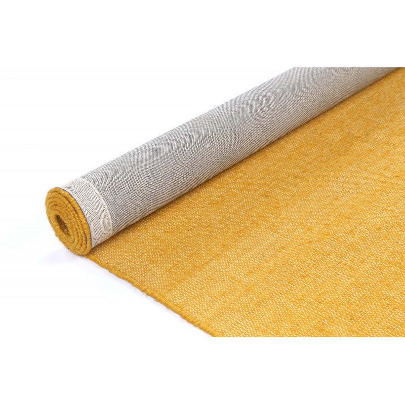 Lush Jute & Cotton Lemon Rug Area Rug | Ruggy