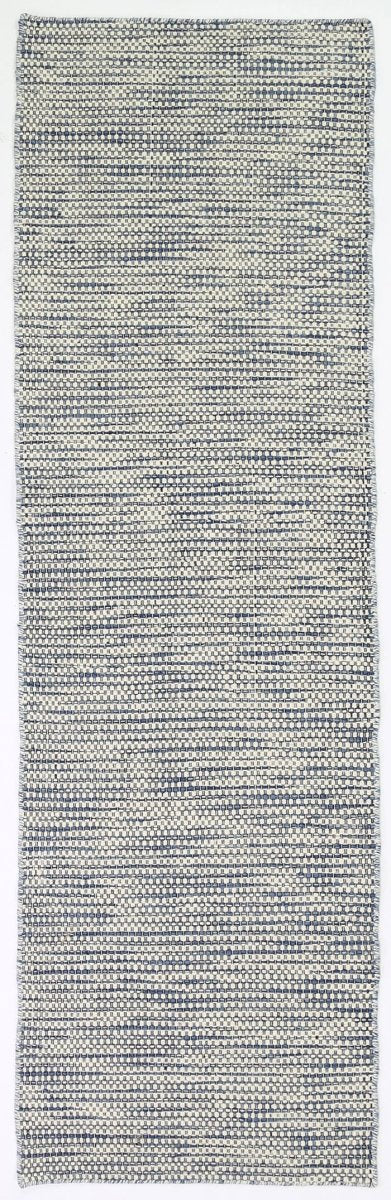 Majesty Blue Reversible Wool Hall Runner Runner | Ruggy