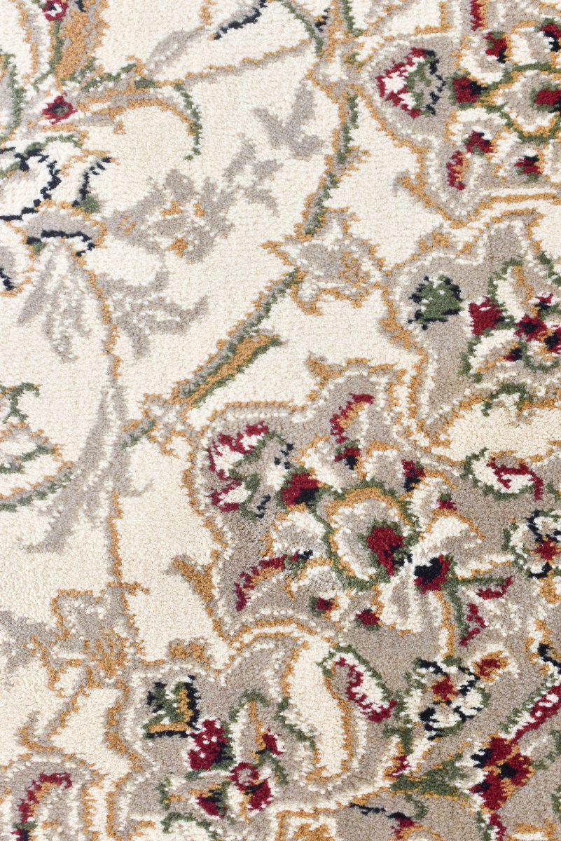 Marcel Cream Red Traditional Rug