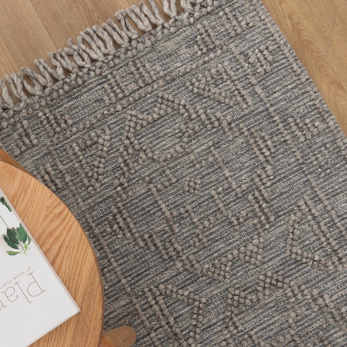 Marco Ornamental Grey Multi Wool Rug