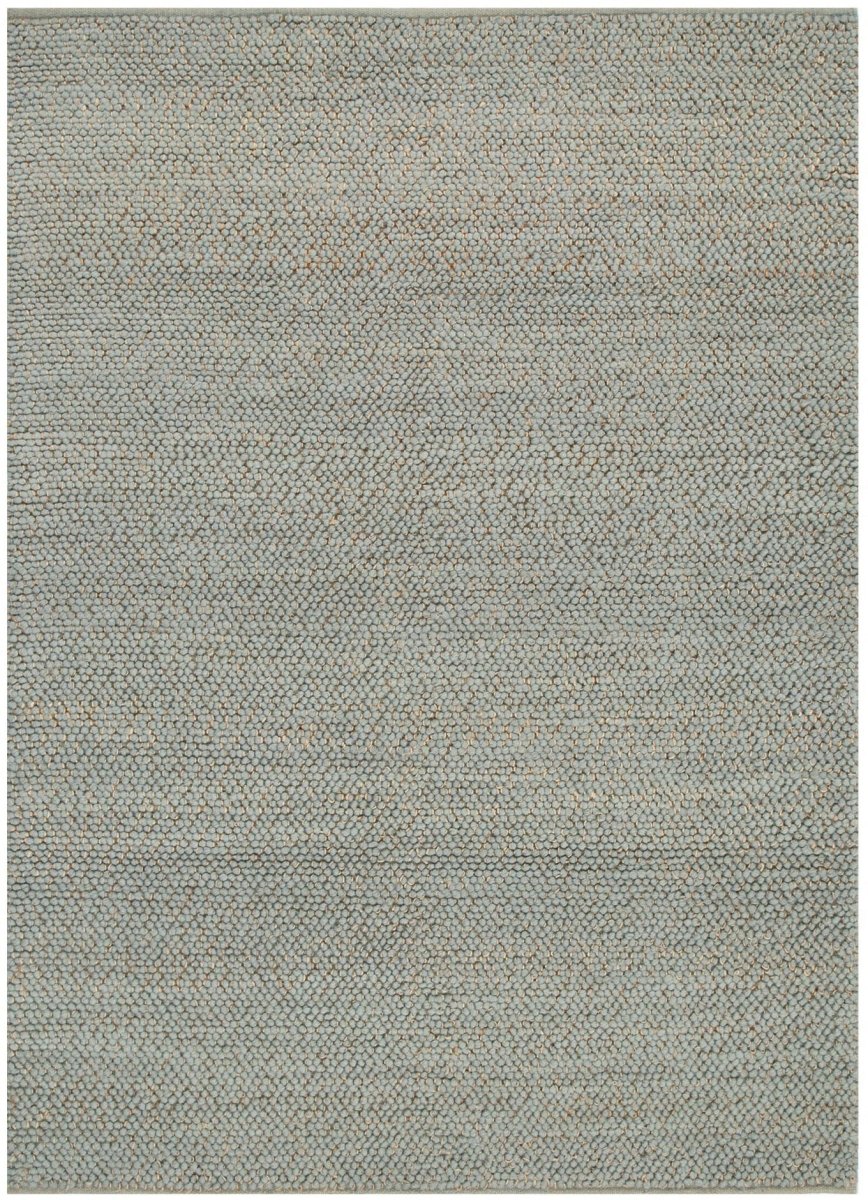 Meadow Blue Jute and Wool Rug