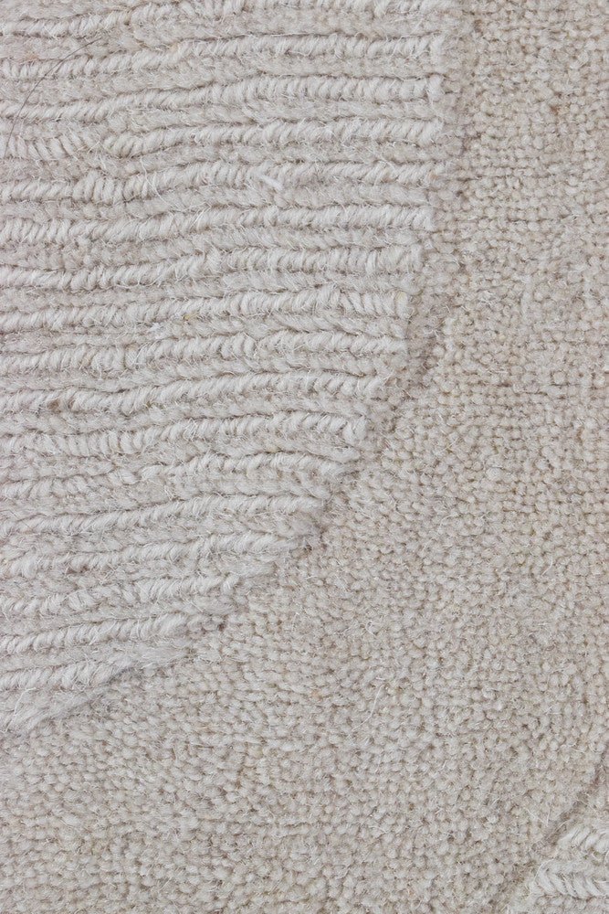 Meeka Powdered Beige Wool Rug