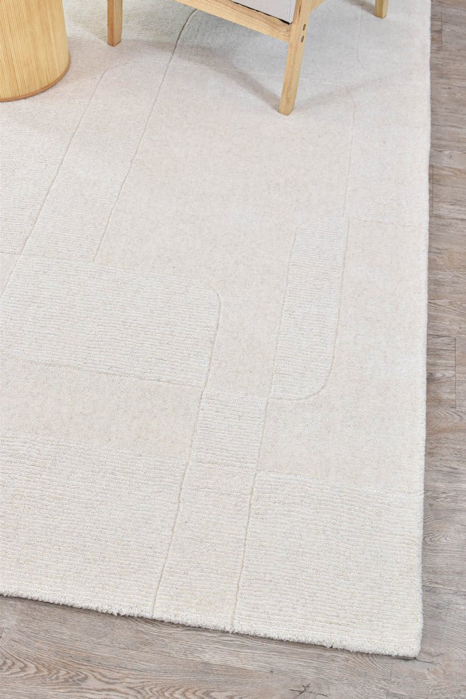Meeka Velvet Ivory Wool Rug