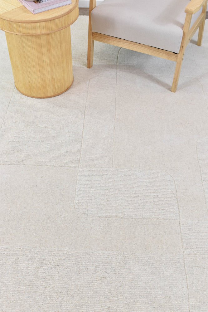 Meeka Velvet Ivory Wool Rug
