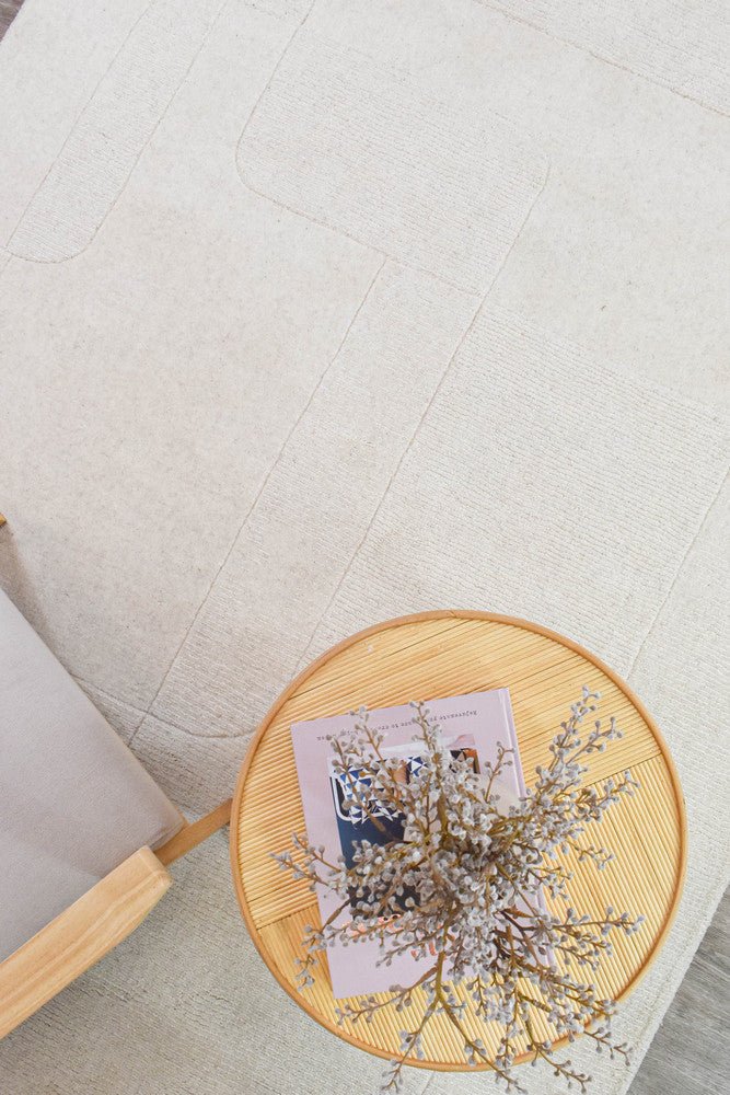 Meeka Velvet Ivory Wool Rug