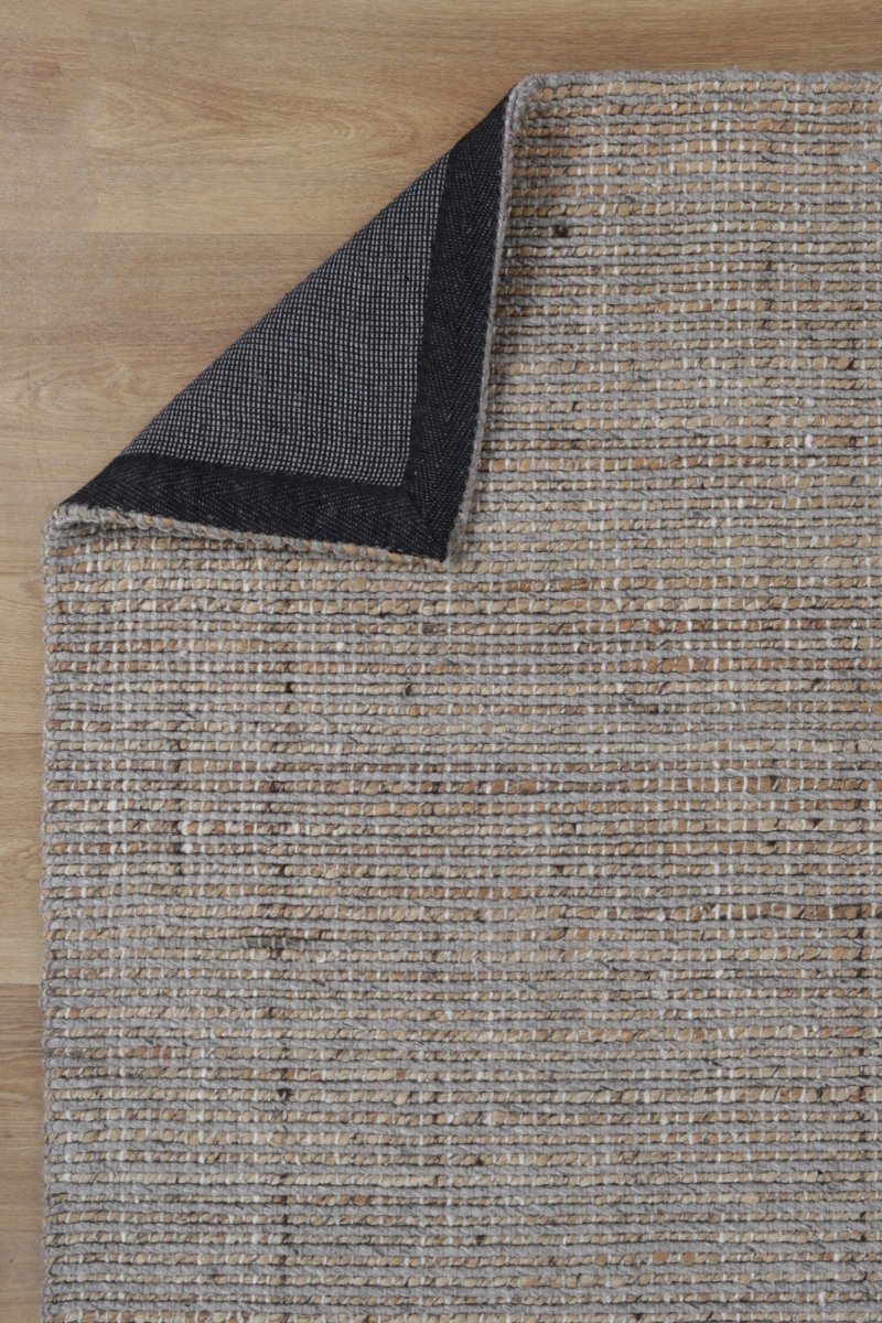 Mirage Jute & Wool Light Grey Rug Area Rug | Ruggy