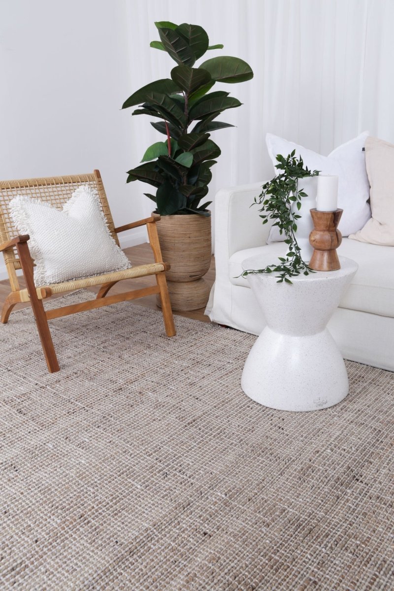 Mirage Jute & Wool Natural Rug Area Rug | Ruggy