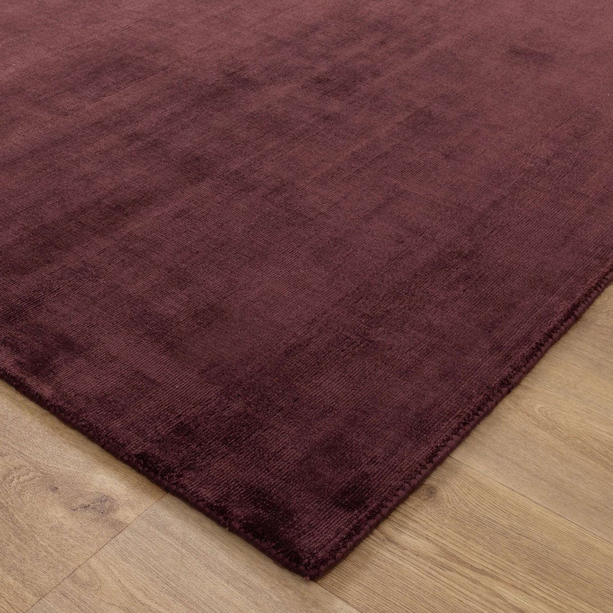 Mirra Chocolate Cherry Viscose Rug