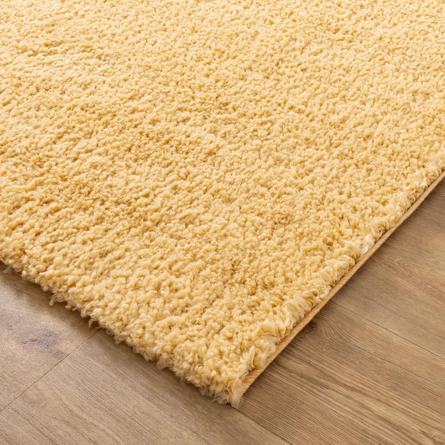 Muse Yellow Shaggy Rug