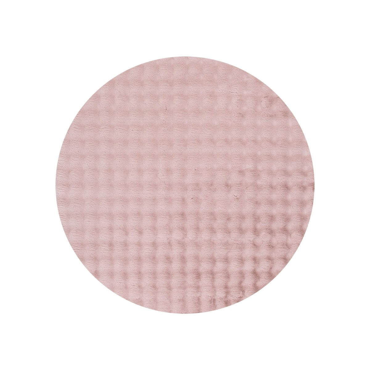 Nara Rose Pink Washable Round Rug