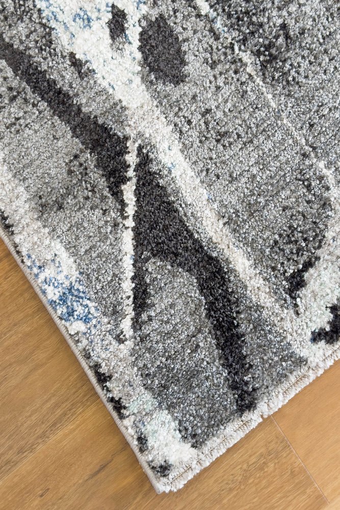 Nimbus Blue Grey Modern Rug