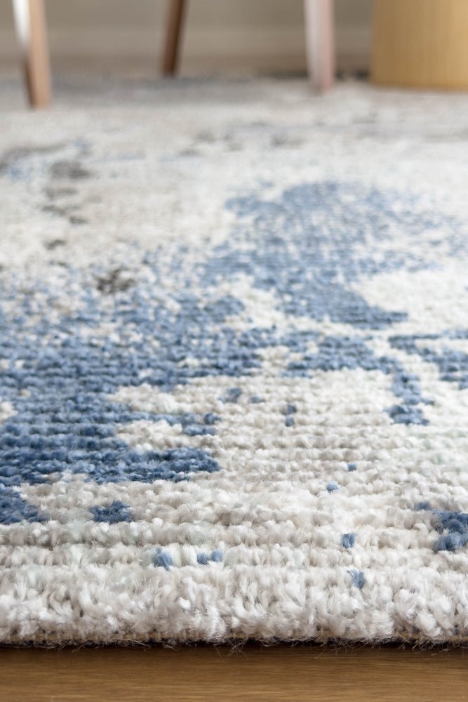 Nimbus Blue Grey Modern Rug