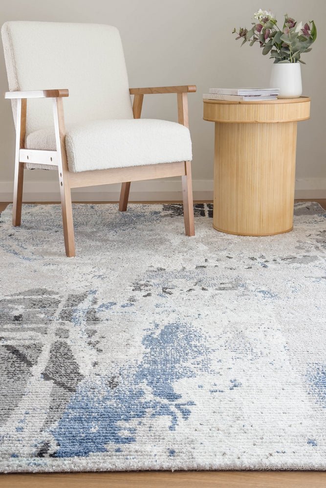 Nimbus Blue Grey Modern Rug