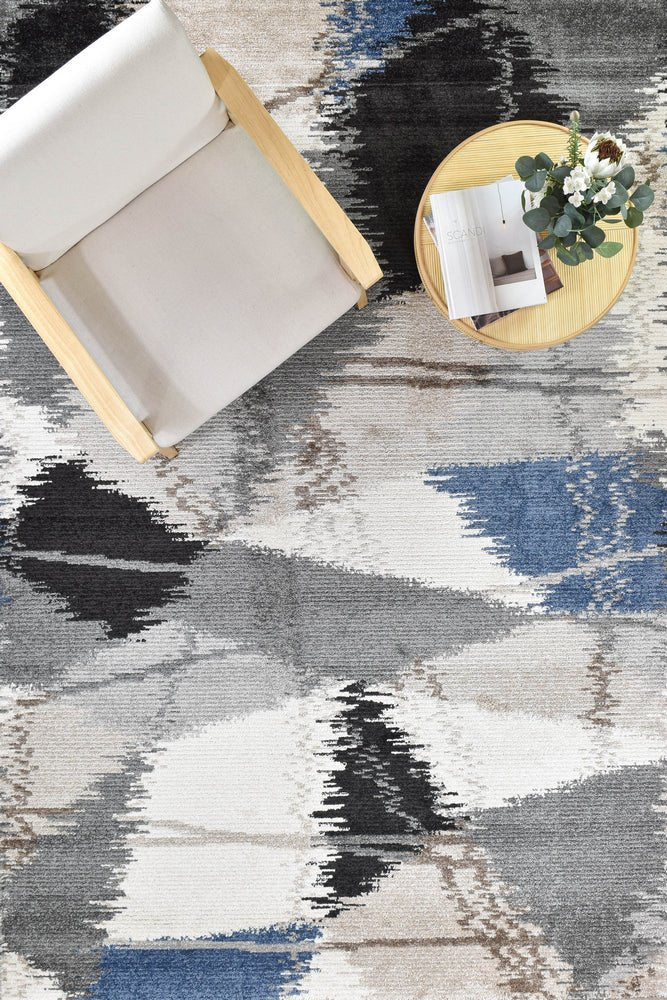 Nimbus Blue Multi Modern Rug