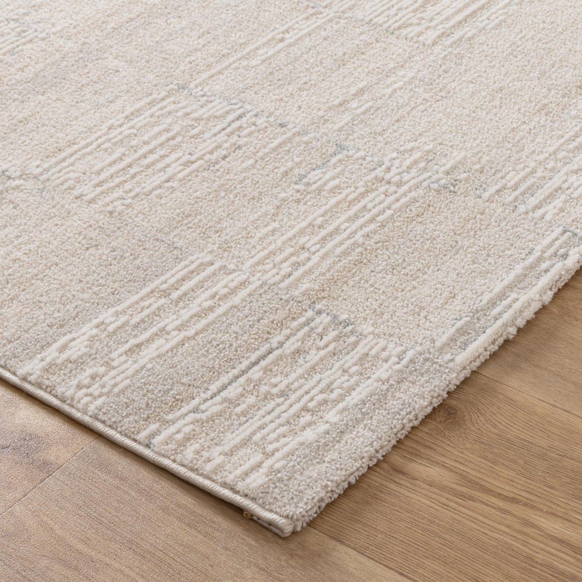 Nora Distressed Beige and Grey Rug