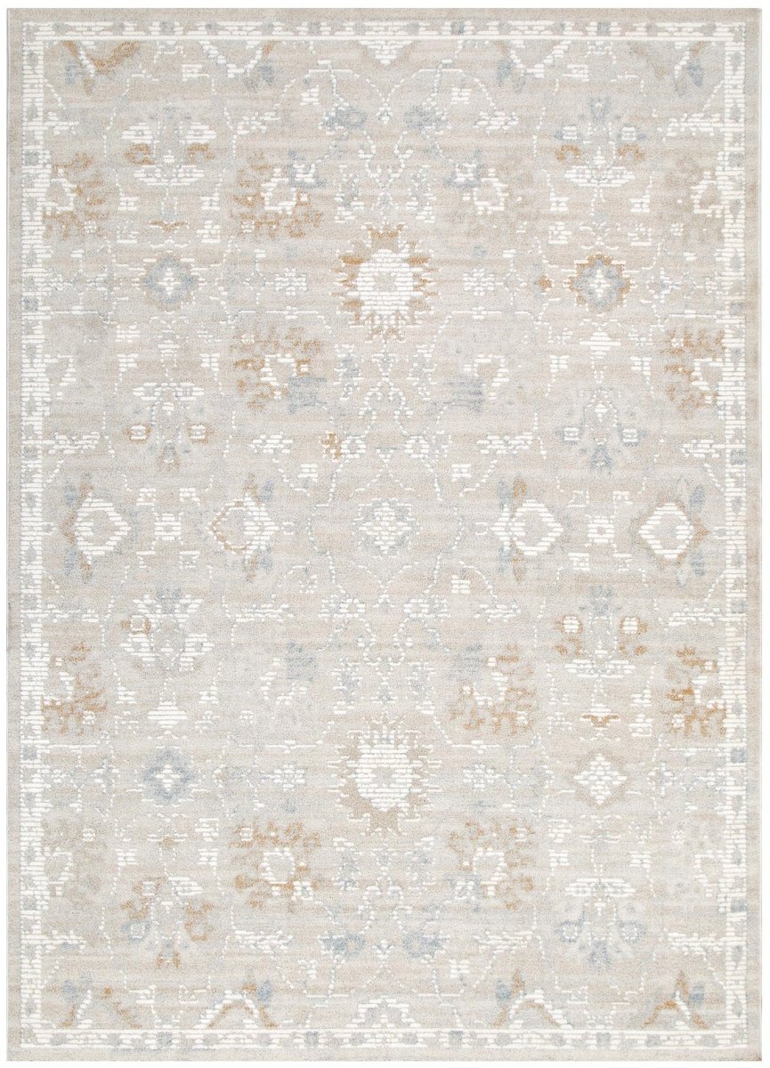 Nora Floral Beige Multi Transitional Rug