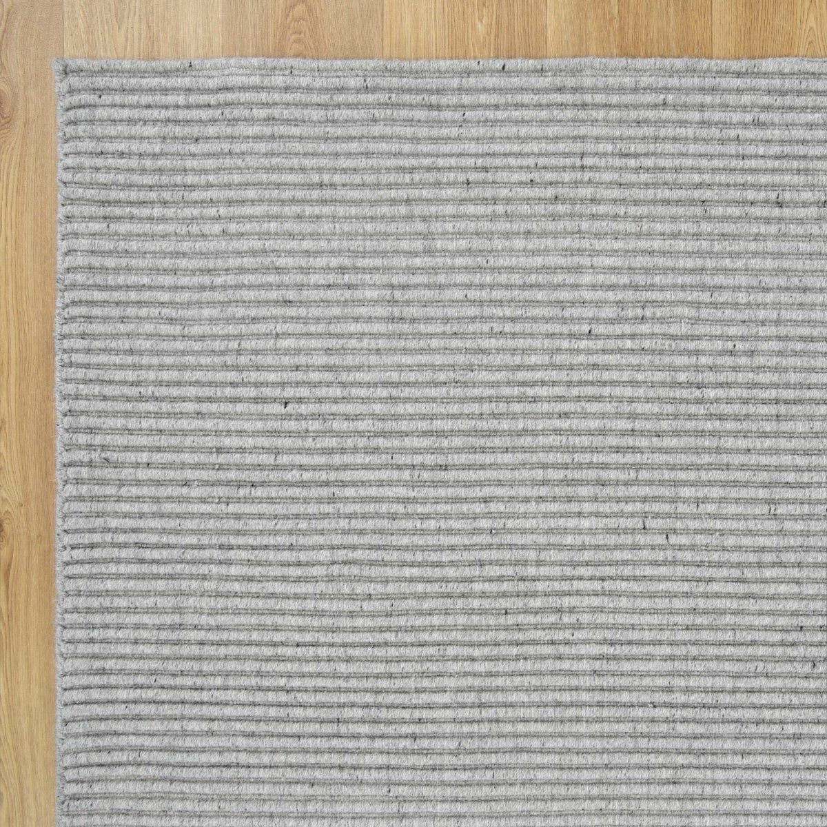 Oriana Cord Grey Wool Rug