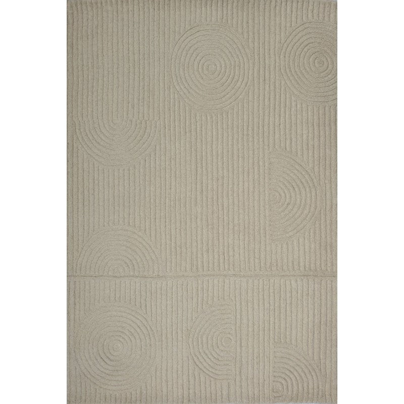 Oriana Halo Hand Tufted Rug Ivory