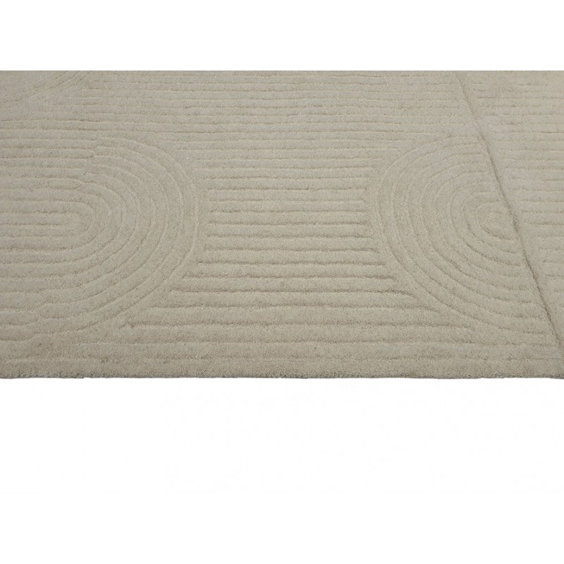 Oriana Halo Hand Tufted Rug Ivory