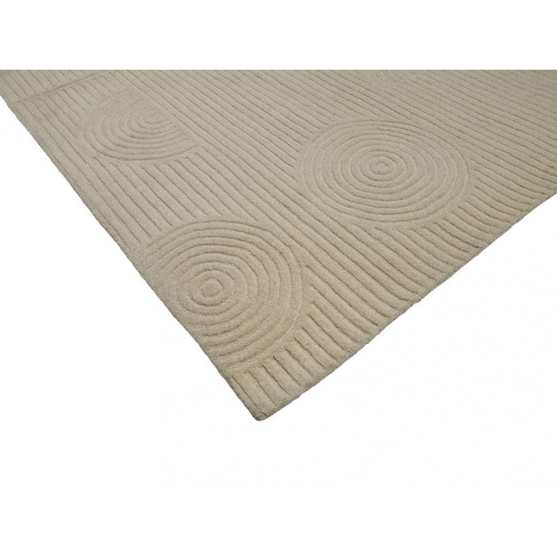 Oriana Halo Hand Tufted Rug Ivory