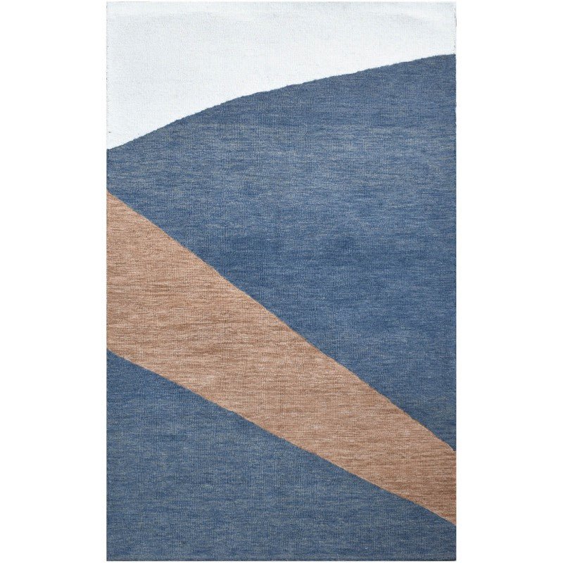 Outback Blue Abstract Rug Area Rug | Ruggy