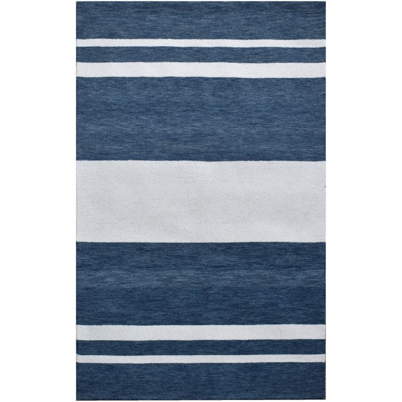 Outback Stripe Ocean Abstract Rug Area Rug | Ruggy