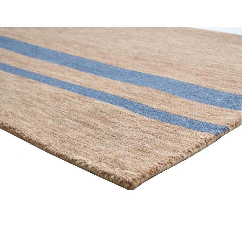 Outback Stripe Tan Abstract Rug Area Rug | Ruggy