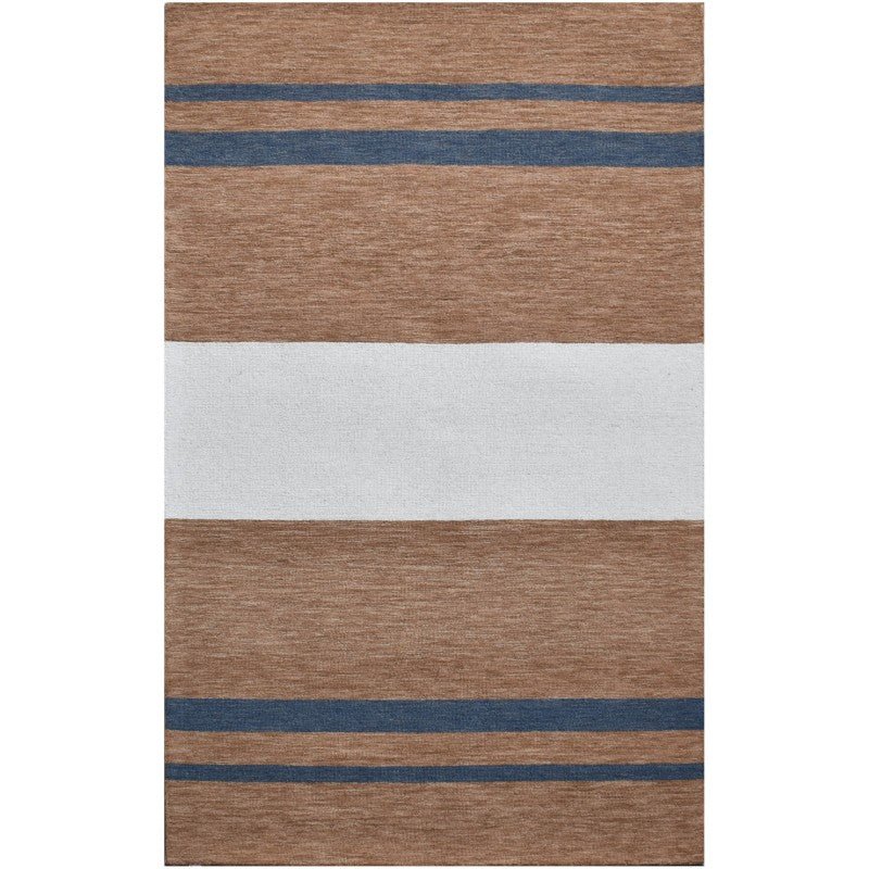 Outback Stripe Tan Abstract Rug Area Rug | Ruggy