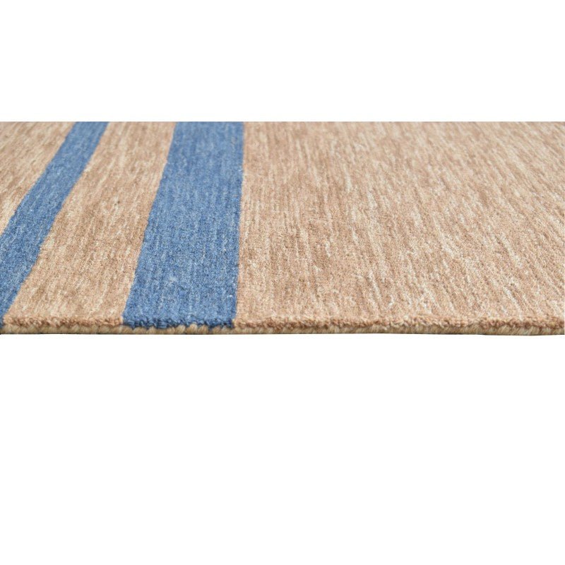 Outback Stripe Tan Abstract Rug Area Rug | Ruggy