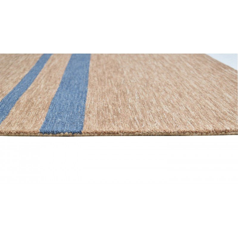 Outback Stripe Tan Abstract Rug Area Rug | Ruggy