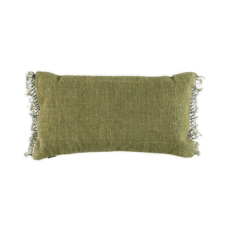 Pemba Olive Cushion 40x70cm CUSHIONS > Cotton_Linen | Ruggy