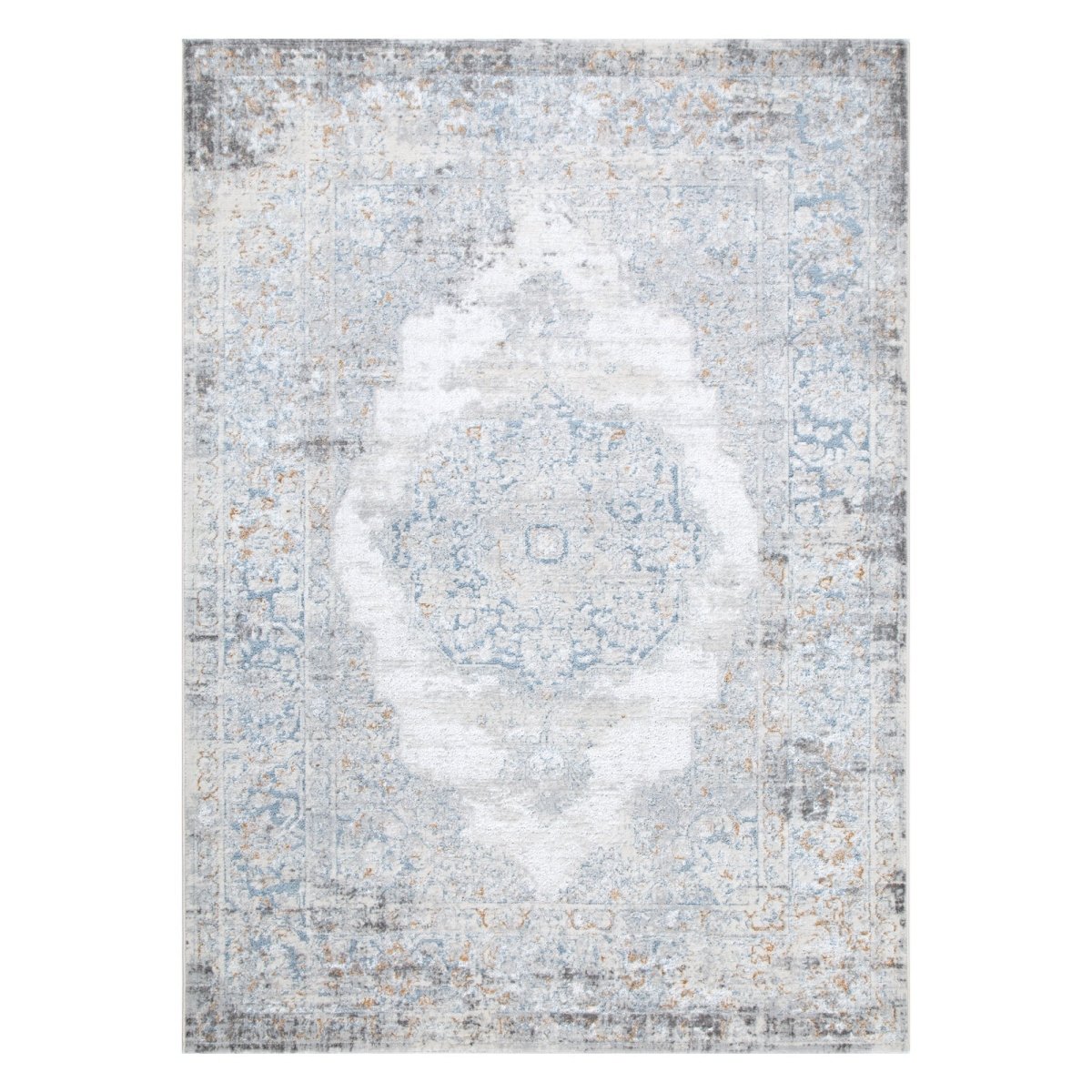 Pierre Cardin Medallion Blue Rug