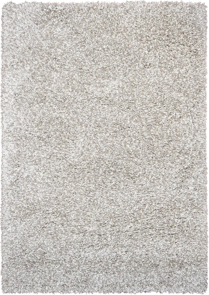 Plain Beige Shaggy Rug