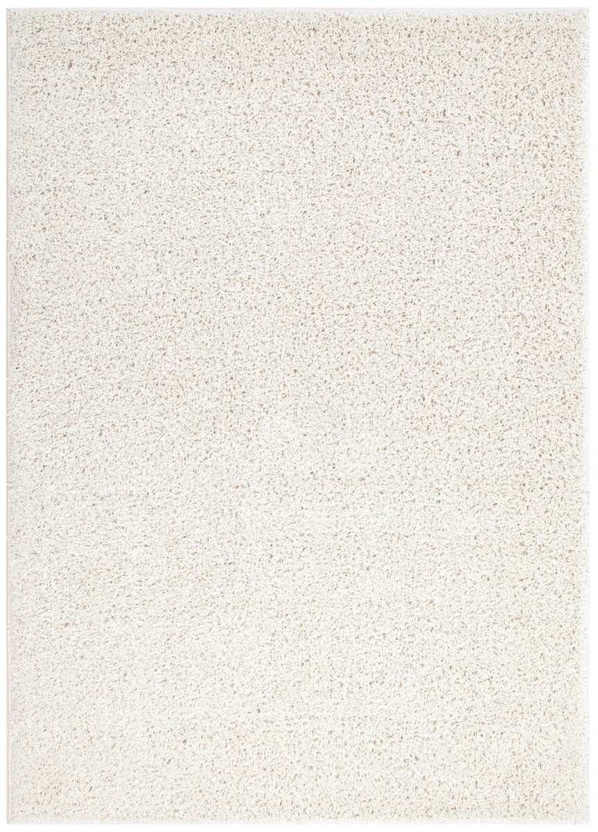 Plush Bone Shaggy Rug Area Rug | Ruggy