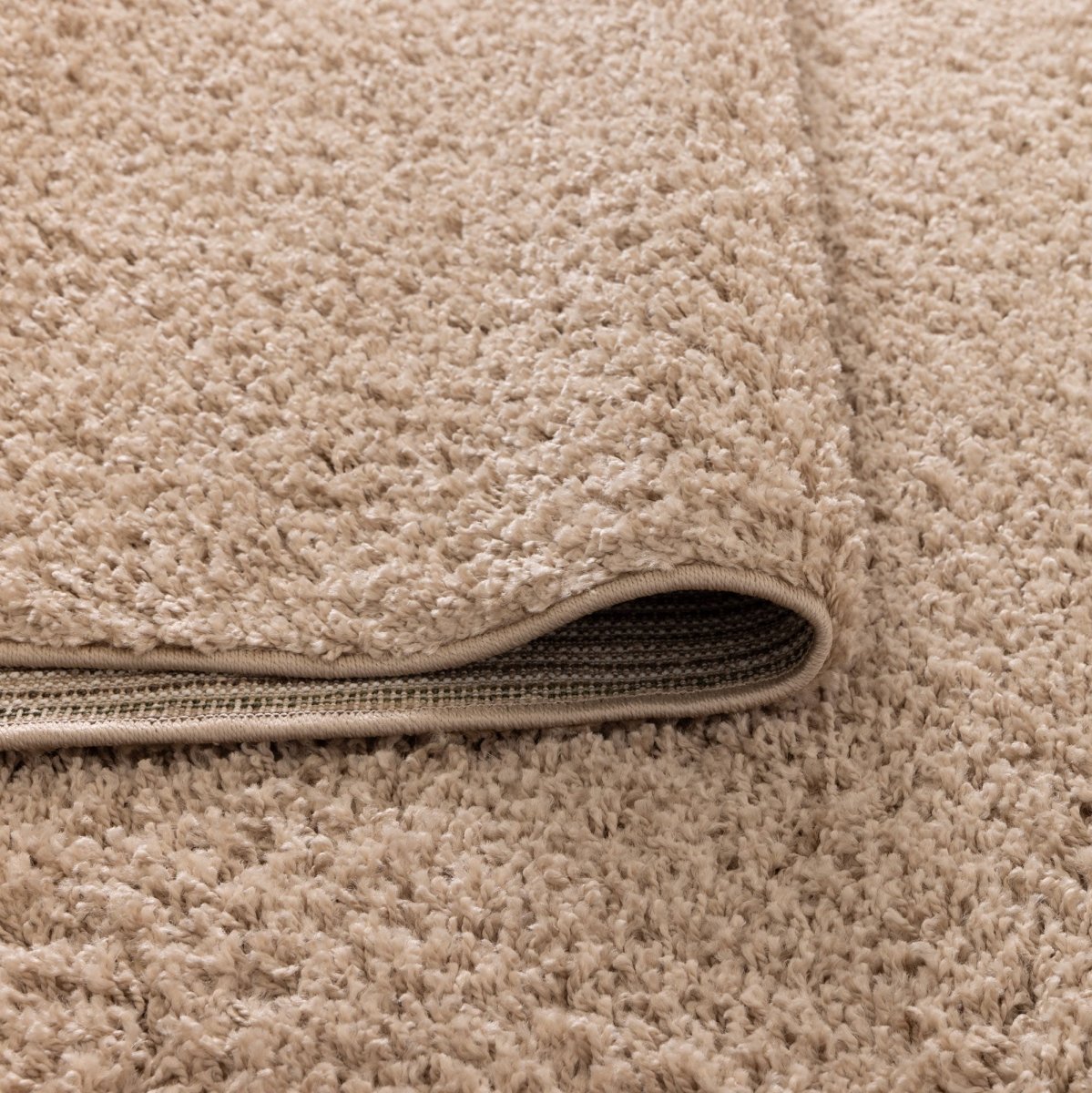 Plush Light Beige Shaggy Rug Area Rug | Ruggy