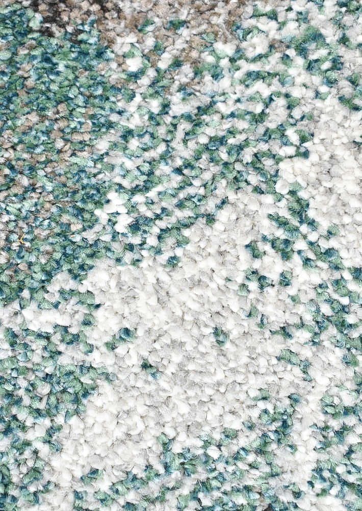 Quill Drop Green Modern Rug