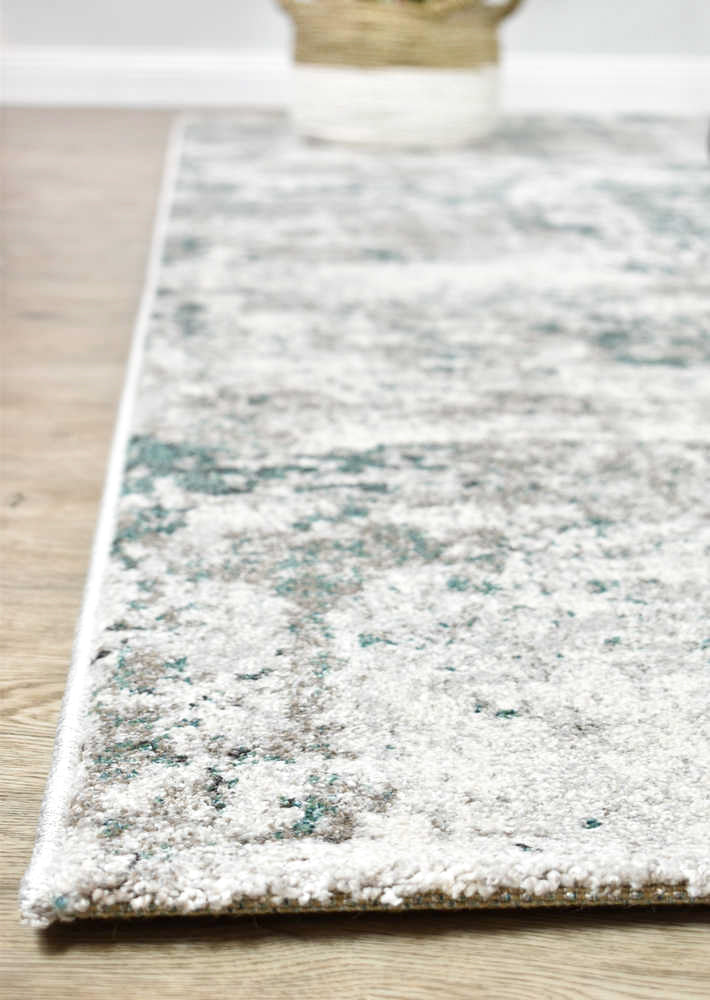 Quill Earth Green Modern Rug