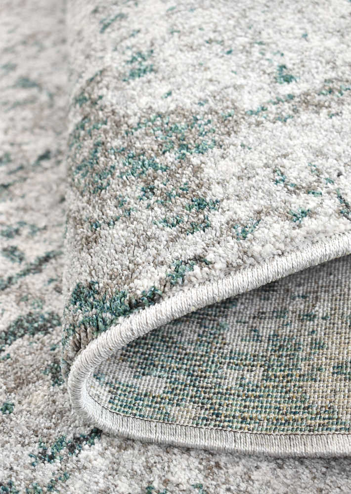 Quill Earth Green Modern Rug