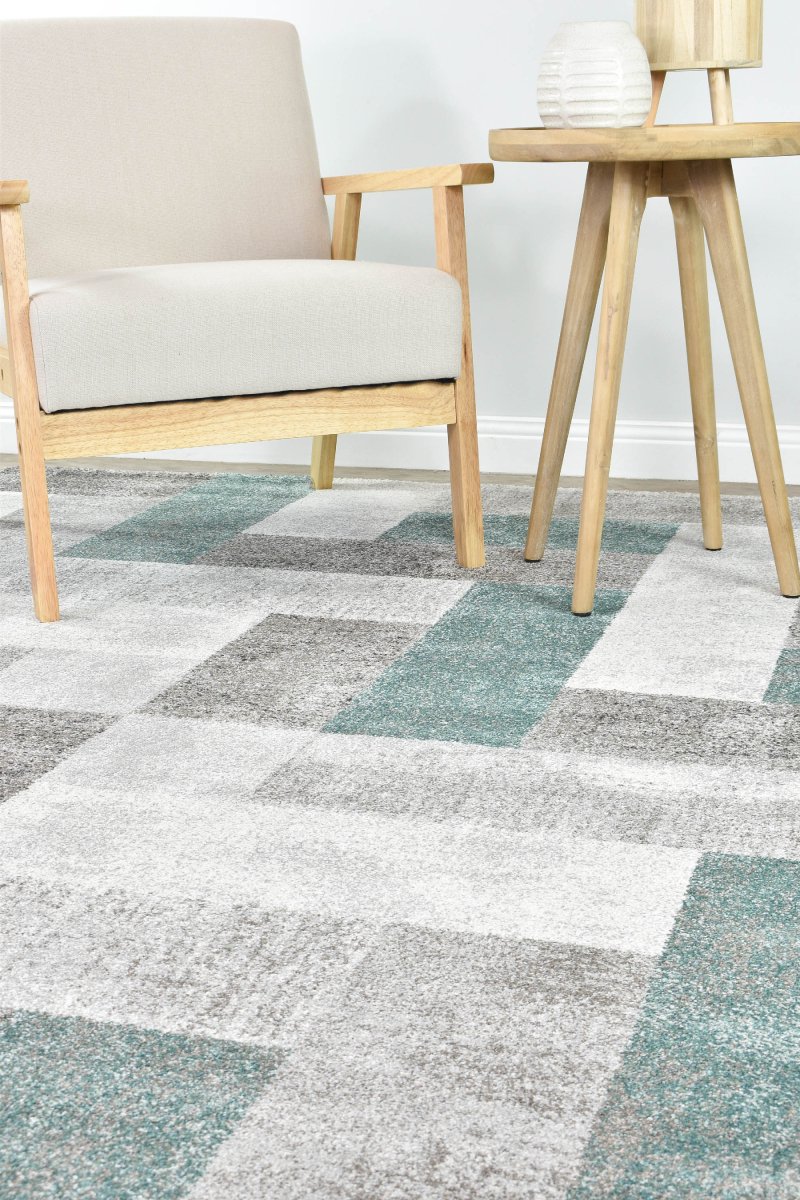 Quill Emerald Green Labrinth Rug