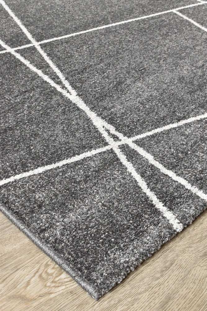 Quill Granite Lines Modern Rug