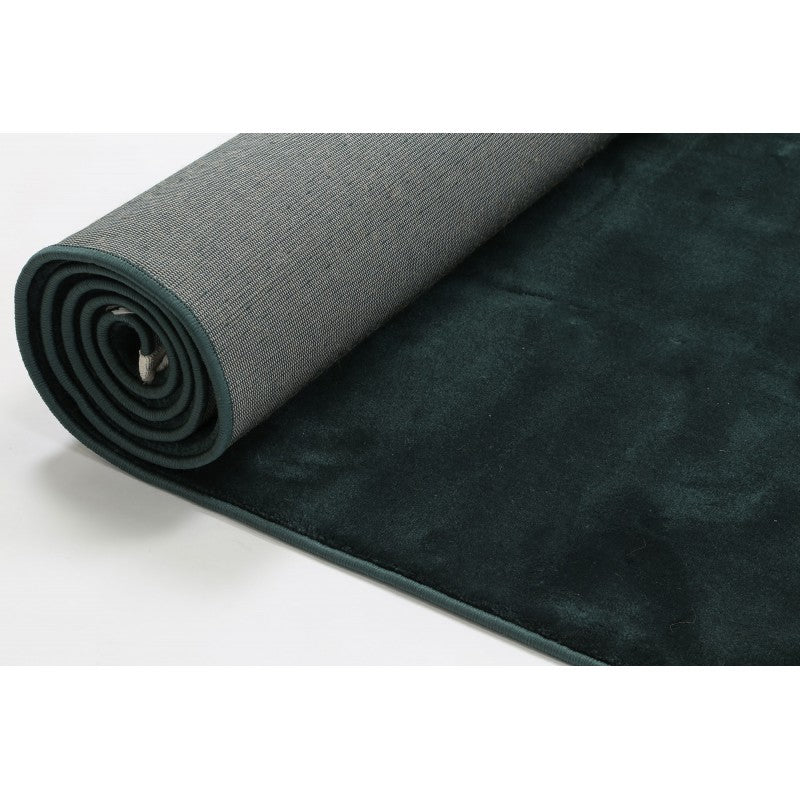 Reverie Teal Plain Rug Area Rug | Ruggy