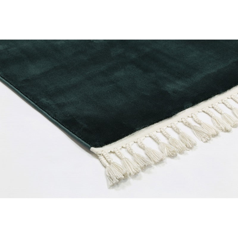 Reverie Teal Plain Rug Area Rug | Ruggy